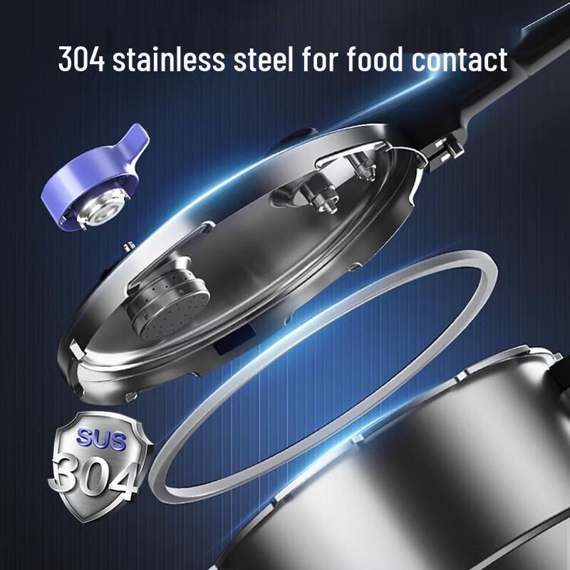 SUPOR 22cm 304 Stainless Steel Pressure Cooker