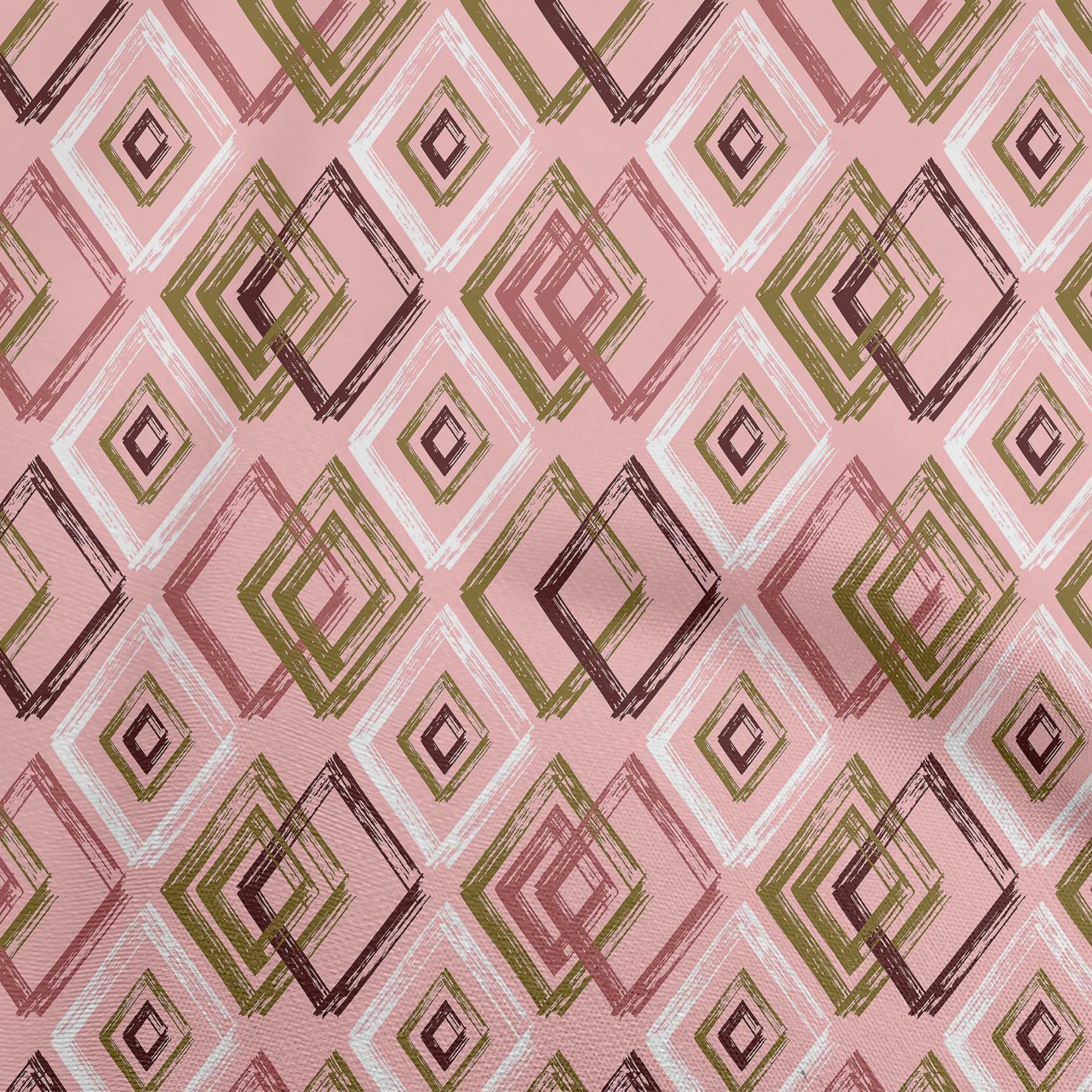 

OneOone Cotton Flex Light Green Тканина Геометричне шиття Ремісничі проекти Принти на тканині 40 дюймів 42 Inch Wide - Viscose Chiffon рожевий