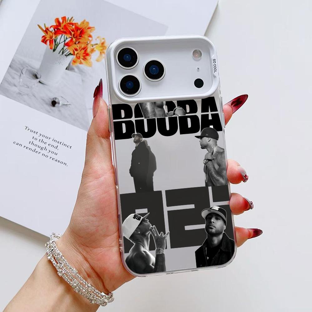 B-Booba Sänger Handyhülle Für iPhone 17 16 15 14 13 12 11 Pro Max Air Matt Laser Aurora Stoßfest Funda