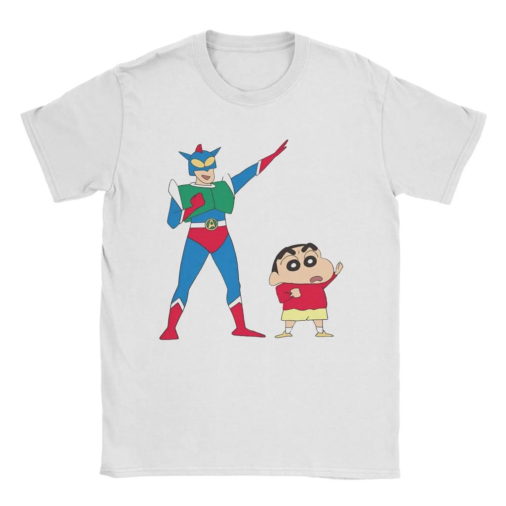 Unisex Unisexs Crayon Shin Chan Action Kaunisex Shin Chan American T Shirt Cotton Clothes Short Sleeve Round Neck Tees Party Tshirts