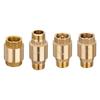 652F Industrial 6 Inch Thickened Brass Check Valves Easy Threaded Connection For Secure Fluid Control Air and Liquid Systems