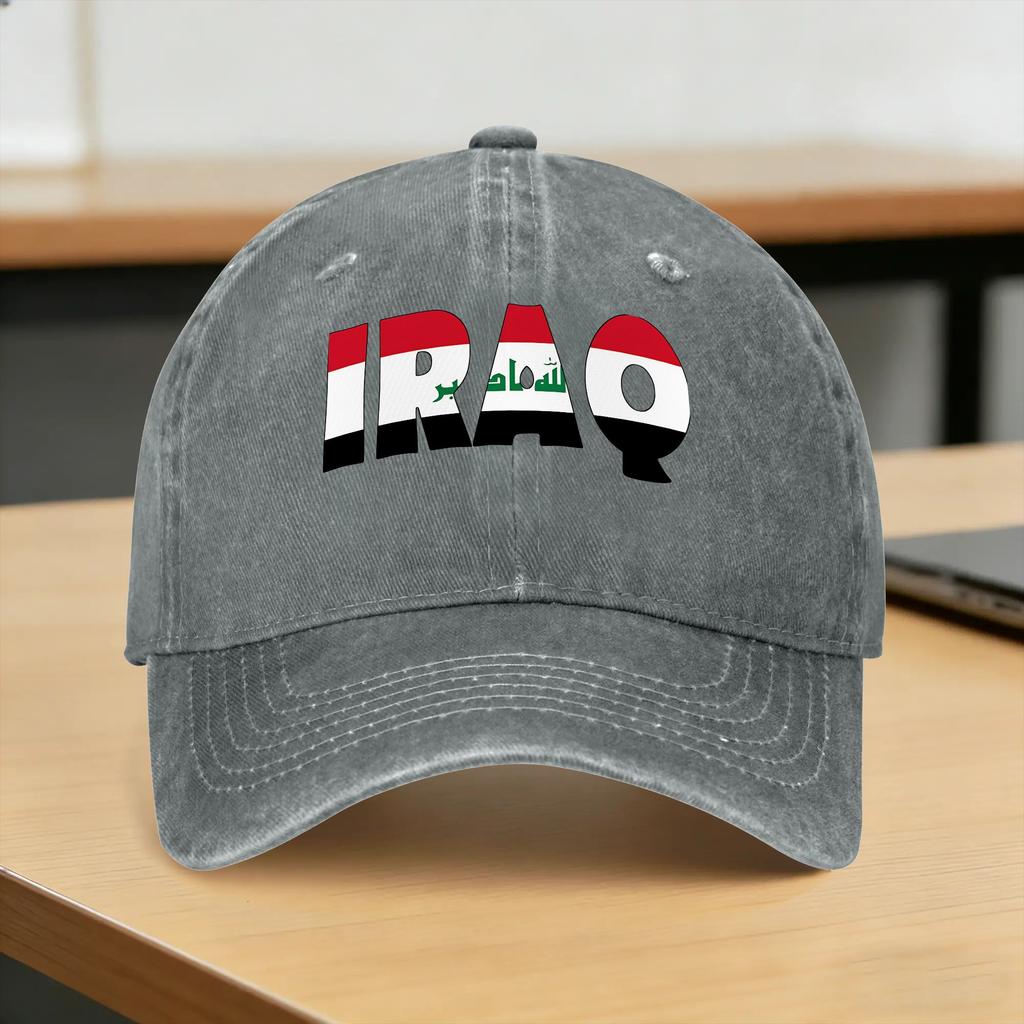 Iraq Flag Iraqi Casual Baseball Cap Hiking Fishing Trucker Hat Spring Hot Sale Unisex Women Fashion Snapback Cap