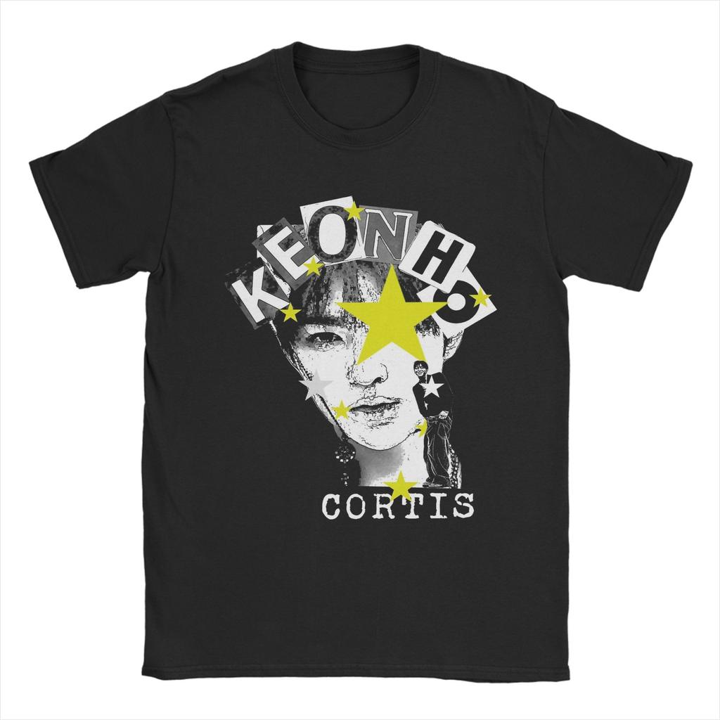 Kpop Boy Group Martin T-Shirt for Men  Novelty Cotton Tee Shirt Round Neck Short Sleeve T Shirts Gift Idea Tops