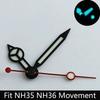High quality watch hands blue-green/green luminous hands suitable for N  H35 NH36/ETA 2836 2824/8205 8215 movements