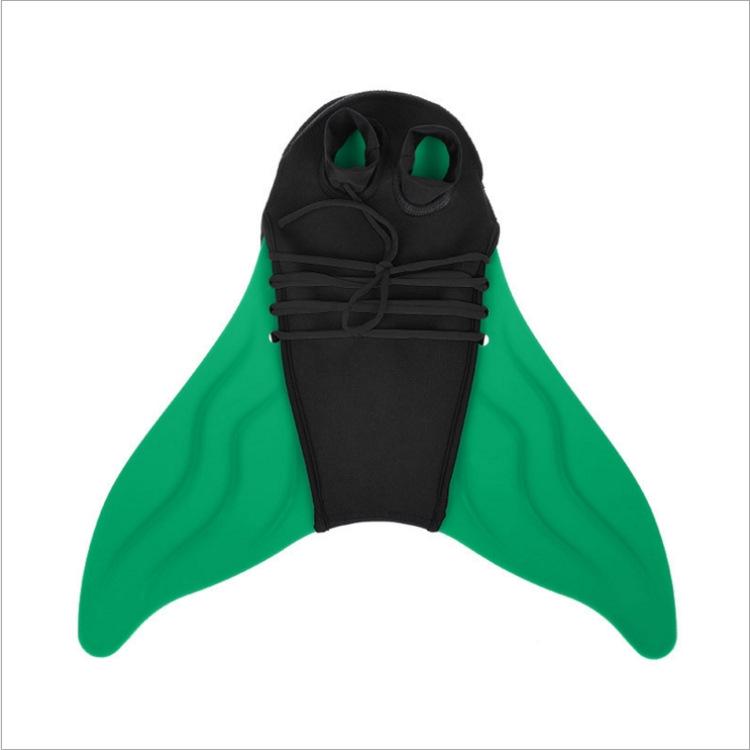 Adult & Kids Mermaid Monofin Swimming Equipment with Single & Double Fins