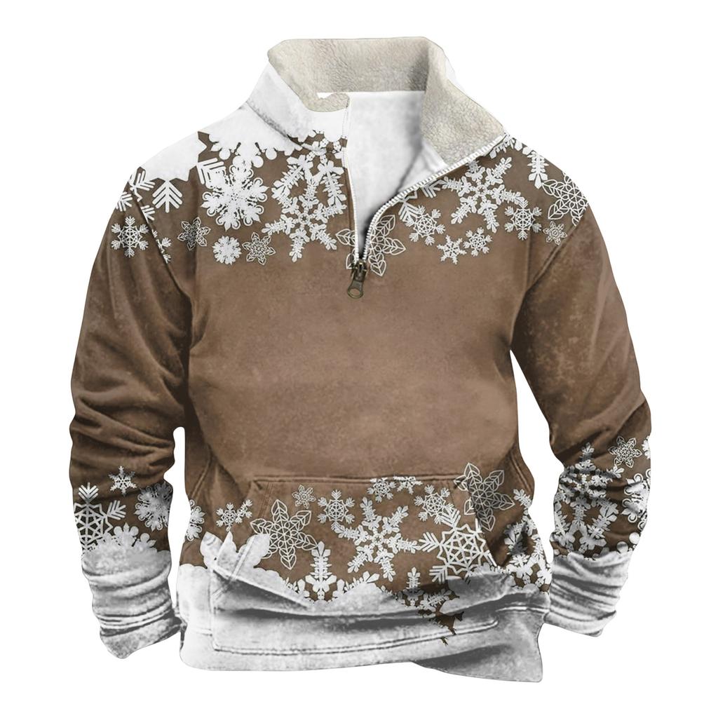 Vår Och Herr Ståkrage Sweatshirt Är Utomhus Casual Tröjor Toppar
