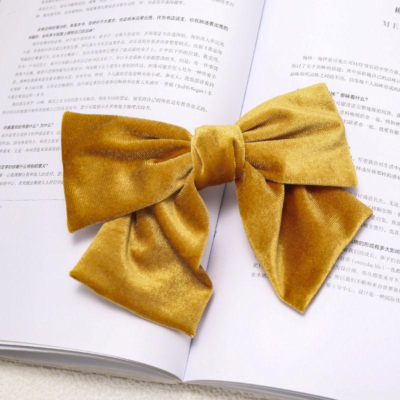 Haarspange Mode Damenmode Samt Haaraccessoire Samt Große Schleife Haarnadel Kopfschmuck