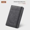 Cross-Border PU Leather RFID Travel Wallet & Passport Holder