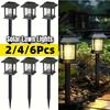 2/4/6Pcs Solar Bulb Light LED Automatic On/Off Solar Garden Light For Landscape Path Courtyard Patio Pathway Decor