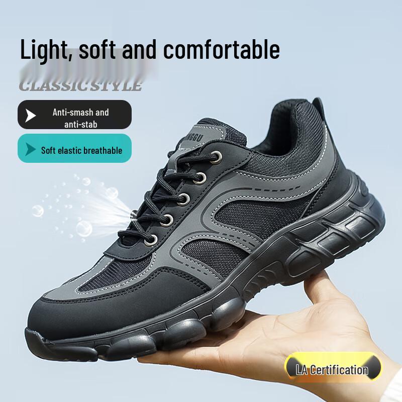 Dinggu Men s Steel Toe Safety Shoes EU 41