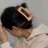 1/2/4Pcs Women Hair Claw Flexible Clamping Lightweight Square Frosting Hairpins Multifunctional Styling Tool