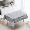 Abstract Ripple Tablecloth Home Decor Stain Resistant Waterproof Table Decoration Rectangular Kitchen Fireplace Tops