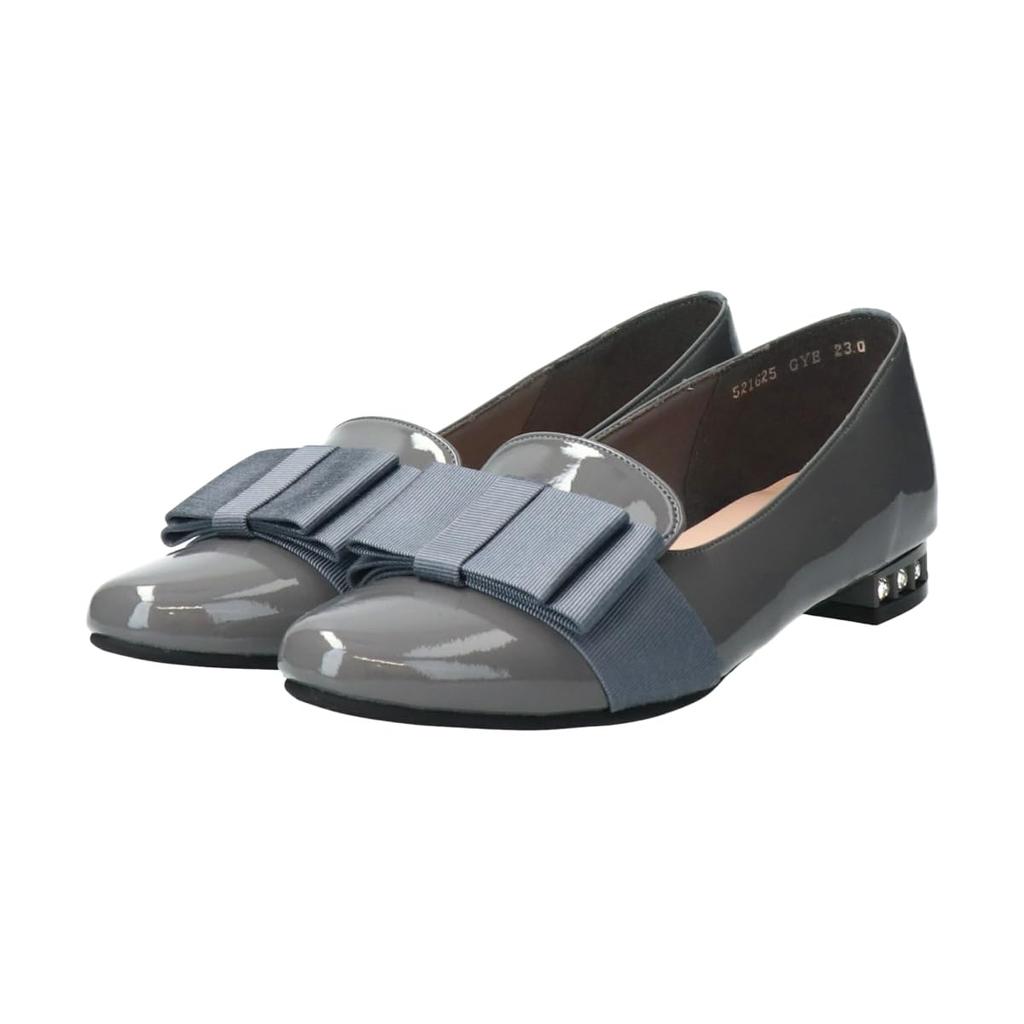 Bridget Birkin Girly Ribbon Loafers, Women's, Gray, Size 23.0 cm
