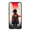 Phone Case for Samsung Galaxy S25 S23 S22 S24 Ultra FE A05 A06 A15 A16 A36 A37 A35 A54 A55 A56 A57 A25 A26 A17 Eren Jaeger Levi Attack On Titan Cover