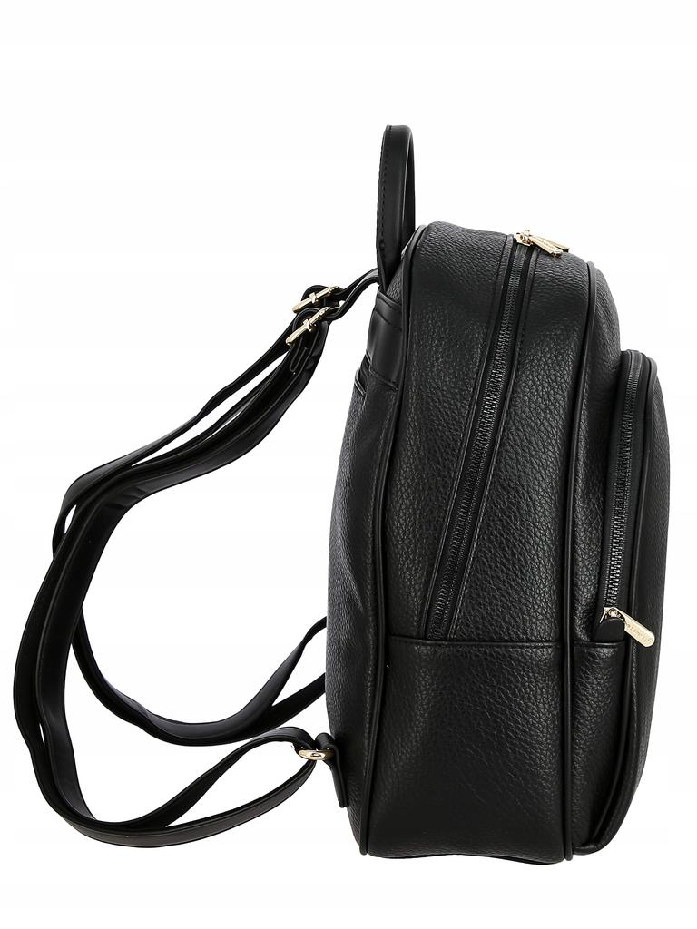 David Jones Women's Urban Backpack, Eco-leather, Black