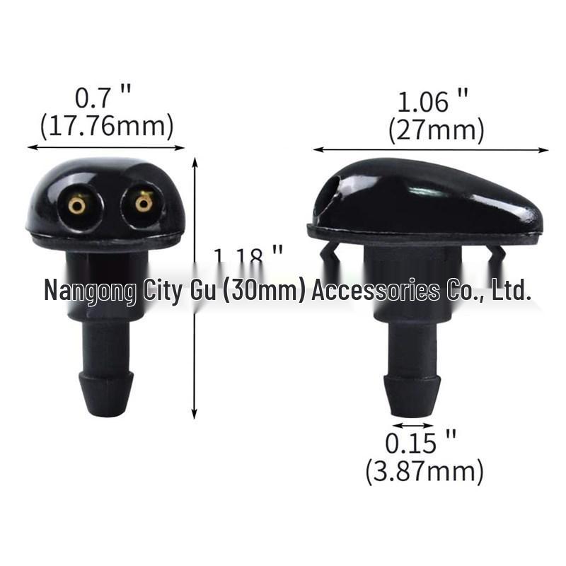 Nissan Front Windshield Washer Wiper Nozzle 28931-3S500