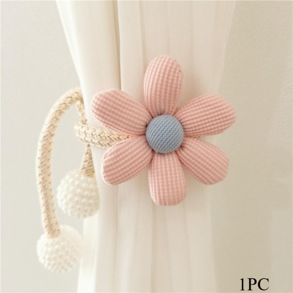1Pc/2Pcs Beautifully Flower Curtain Tieback Adjustable Curtains Tie Rope  Children's Room