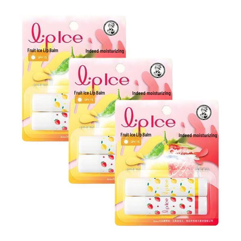 

Mentholatum Fruit Ice Lip Balm 6-Pack (Lemon & Strawberry)