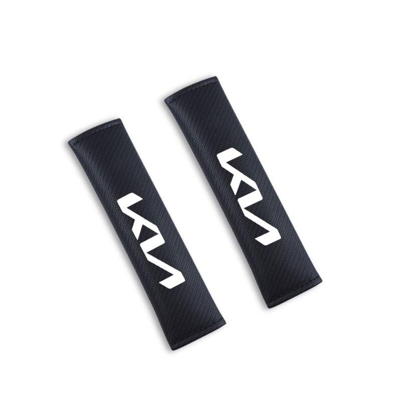 BVYH6 Car Safety Belt Cover Adjustable Shoulder Strap Pad For KIA KN K3 K5 Sportage Rio Sorento Picanto Ceed RIO 2 3 4 Car Accessories