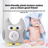 Kid Sleep Soother Pillow Newborn Sleep Aid Sound Machine Starry Projector Stuffed Animal Plush Toy Musical Soother Plush Cuddly