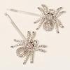 Spider Bangs Clip Black Halloween Hair Clips Creative Rhinestone Barrettes  Halloween Festival