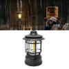 Vintage Camping Lantern IPX4 Waterproof Eye   USB Re Able Decorative Portable COB Tent Lamp with Hook