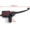 Motorcycle Brake Pump Universal 7/8'' 22Mm Handlebar Right Hand Brake Master Cylinder Lever For Dirt Pit Bike ATV Quad Moped Scooter Buggy Go Kart