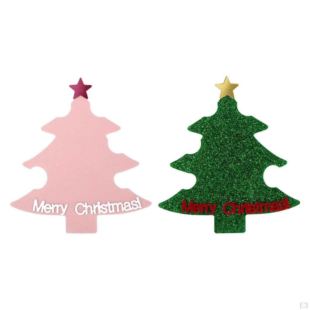 Christmas Tree Shape Nail Photo Prop Multipurpose Modern Acrylic Art Display Props for Salon