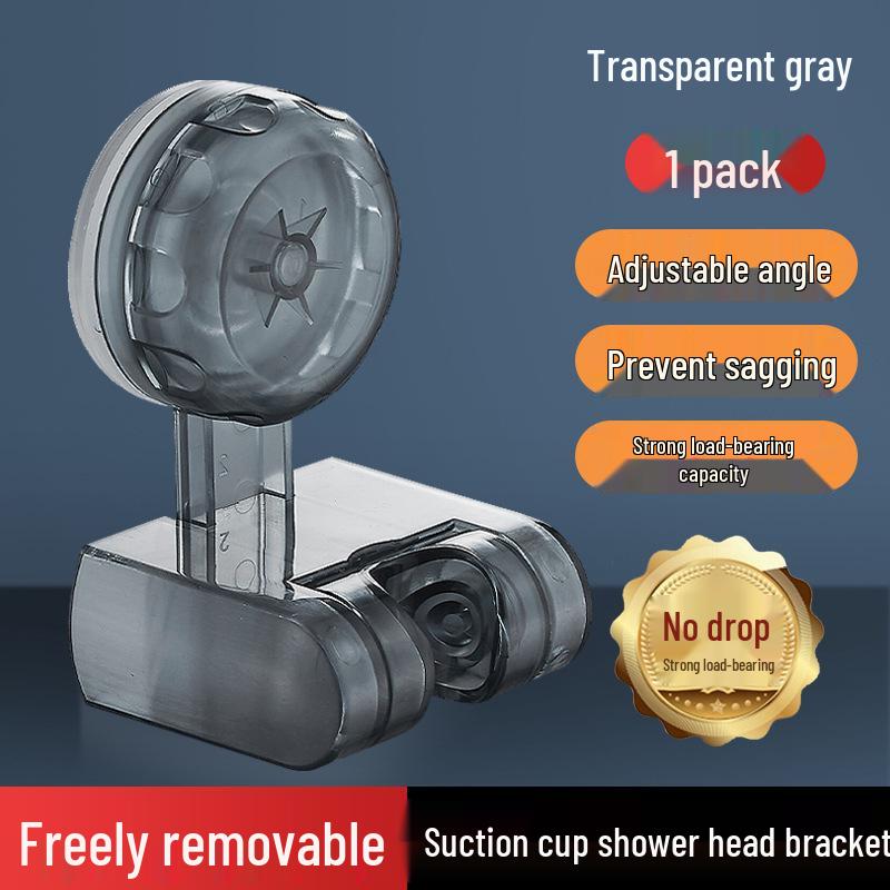 Universal No-Drill Suction Cup Shower Head Holder
