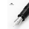 Jinhao X159 Gold Steel Fountain Pen with 40mm Iridium Nib, Straight Clip, and Giant Spiral Cap