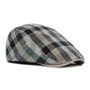 Women's Plaid Square Newsboy Hat Beret Spring and Summer Duckbill Hat Vintage British Sunshade Breathable Forward Hat Adjustable Size