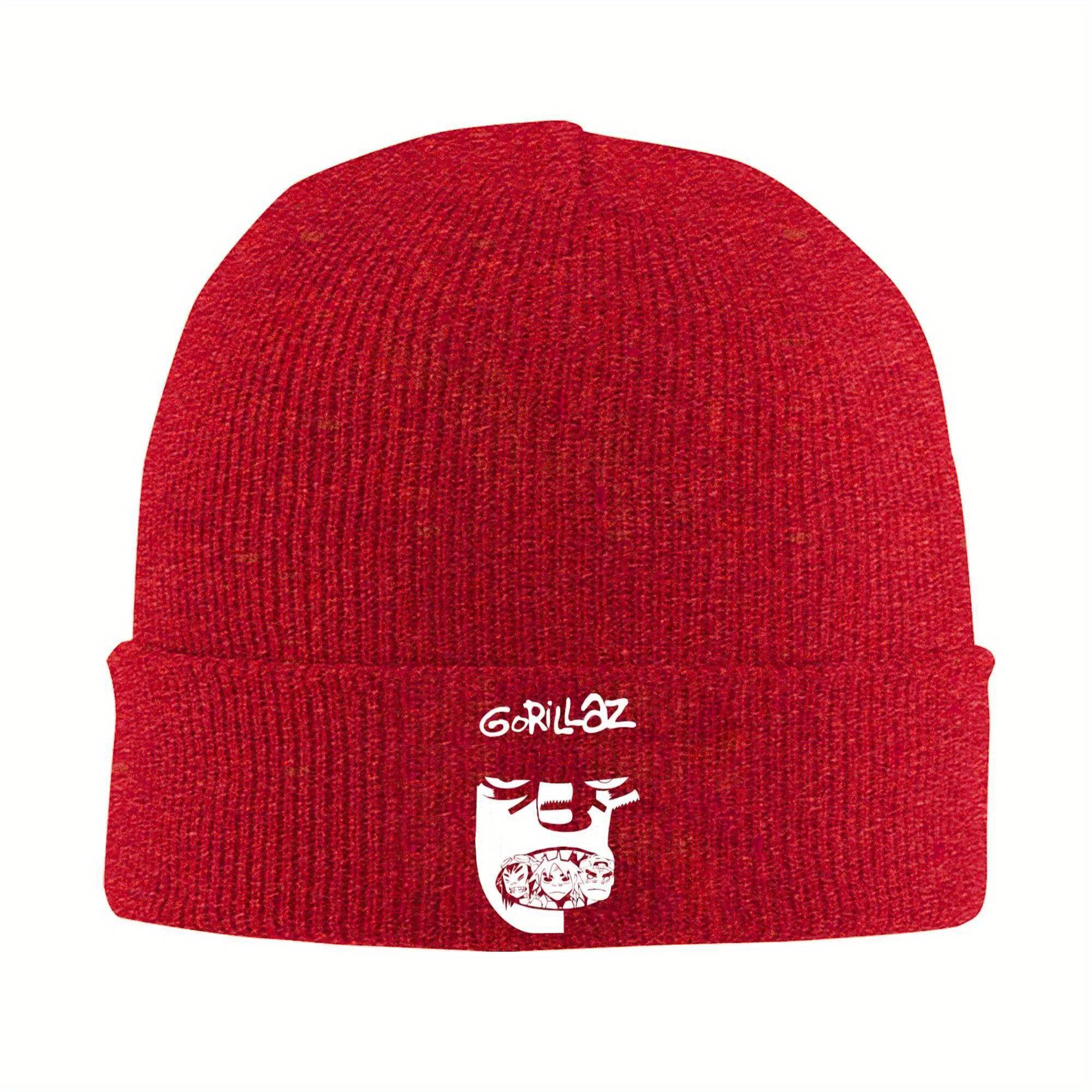 Gorillaz Music Band Knitted Hat Autumn Winter Beanie New s Punk Rock Caps Unisex Women Acrylic Hip Hop Bonnet