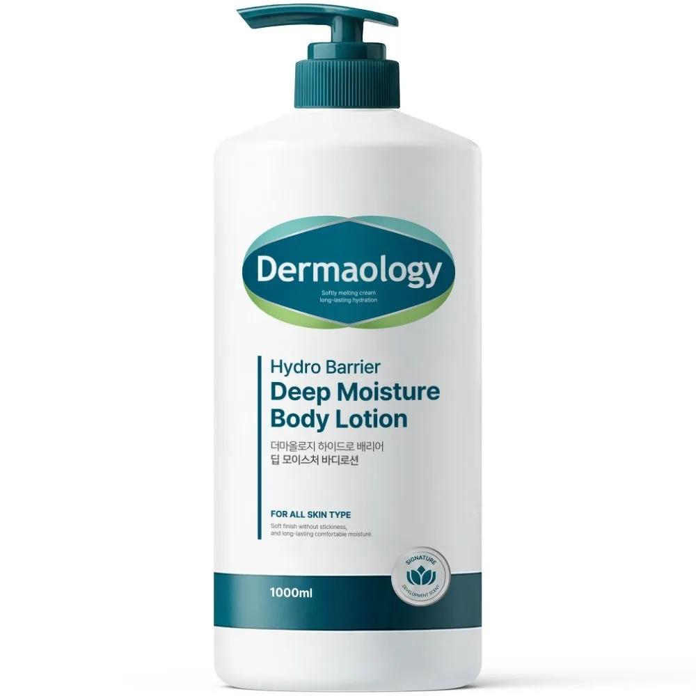 Dermaology Deep Moisture Body Lotion 1L Large Size, Fragrant, Highly Moisturizing Perfume Body Cream for Men and Women