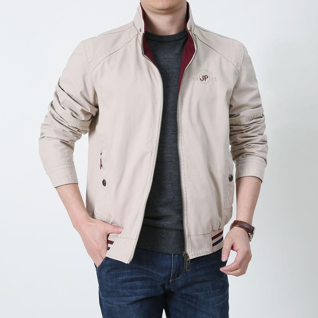 Chaqueta de dos caras para hombre, de otoño e invierno, informal, para exteriores, de doble cara, tipo camisa