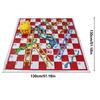 Portable Game Playmat Children Waterproof Snake Ladder Chessboard Activity Map Game Set Toy Outdoor Picnic Carpet Mat For Baby