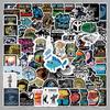 103 Pcs Trendy Cartoon Fishing Stickers - Cool Graffiti for DIY Journals & Stationery