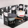 Aluminum Foldable Kitchen Gas Stove Oil Baffle Plate Kitchen Frying Pan Oil Splash Protection Screen