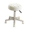 Stołek na kółkach Obrotowy stołek na kółkach Stołek kosmetyczny Obrotowy stołek do salonu fryzjerskiego salonu paznokci Krzesło do pracy Stołek domowy okrągły na kółkach