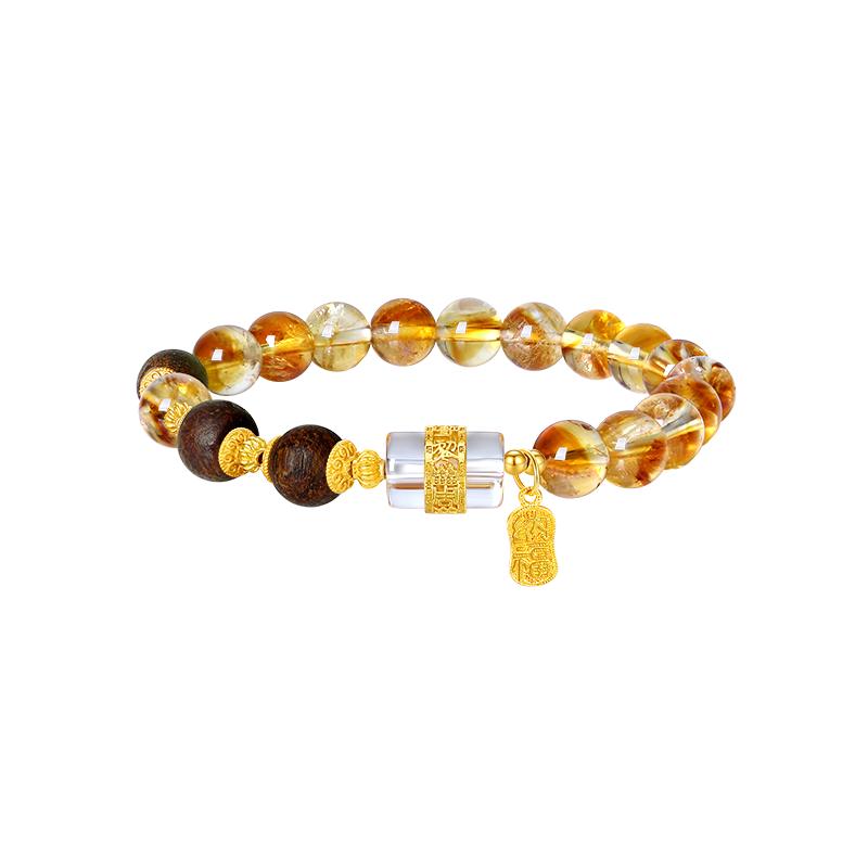 Chow Tai Seng Citrine Prosperity Bracelet
