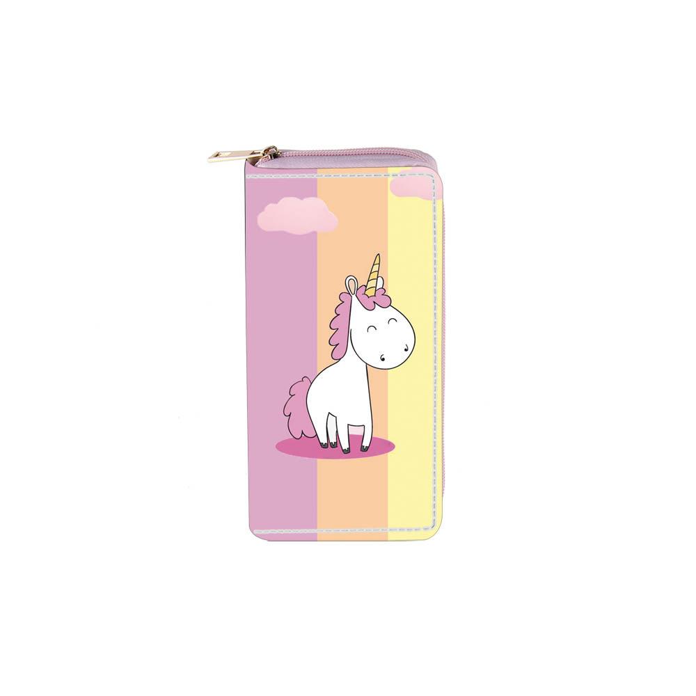 New unicorn series long zipper wallet, wallet
