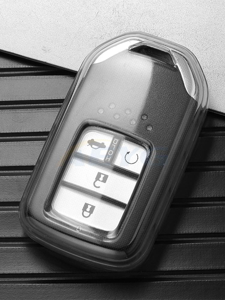 

Tpu Car Remote Key Case Cover For Honda Vezel City Civic Cr-V Crv Accord Pilot Hrv Jade Car Smart Key Case Cover Accessories