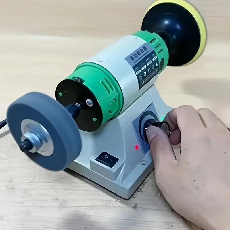 5Pcs 3-inch fiber polishing wheel, abrasive granular material, 3/8-inch shaft hole, suitable for table grinders