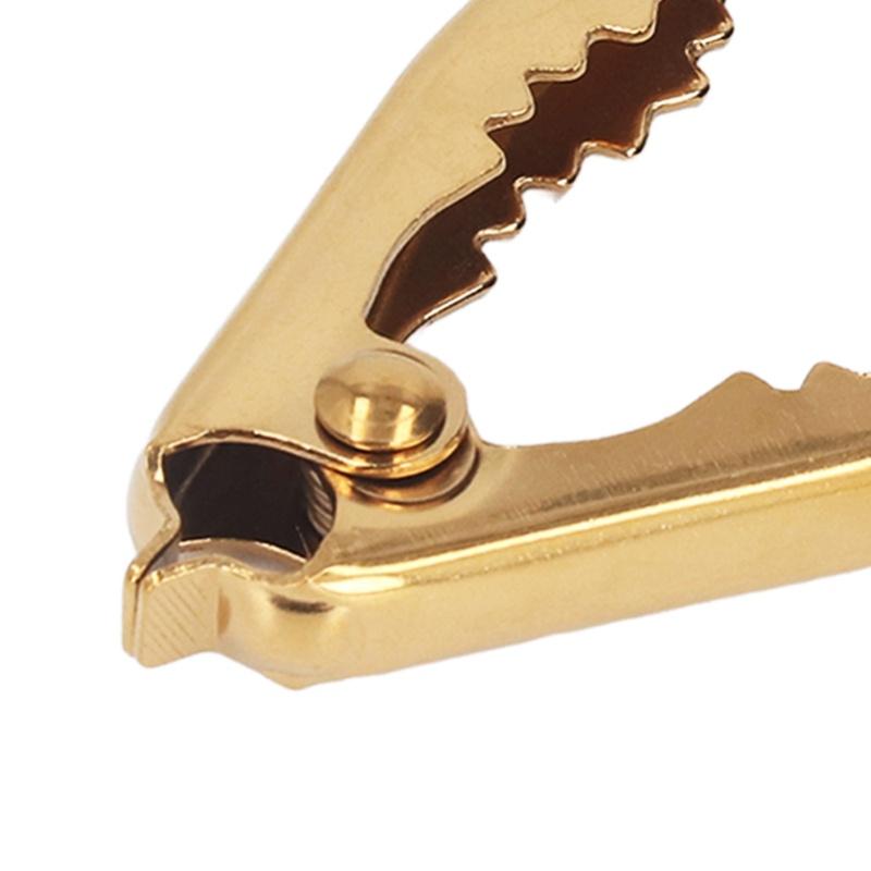 Gold Crab Cracker Non Slip Robust Stainless Steel Nutcracker Chestnut Walnut Opener Clip For Kitchen