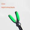 ABS Fishing Rod Holder Clip for Rafts and Bucket Fishing, Clamps-On Rod Support Clip for Sea Breaks and Tackle Organization