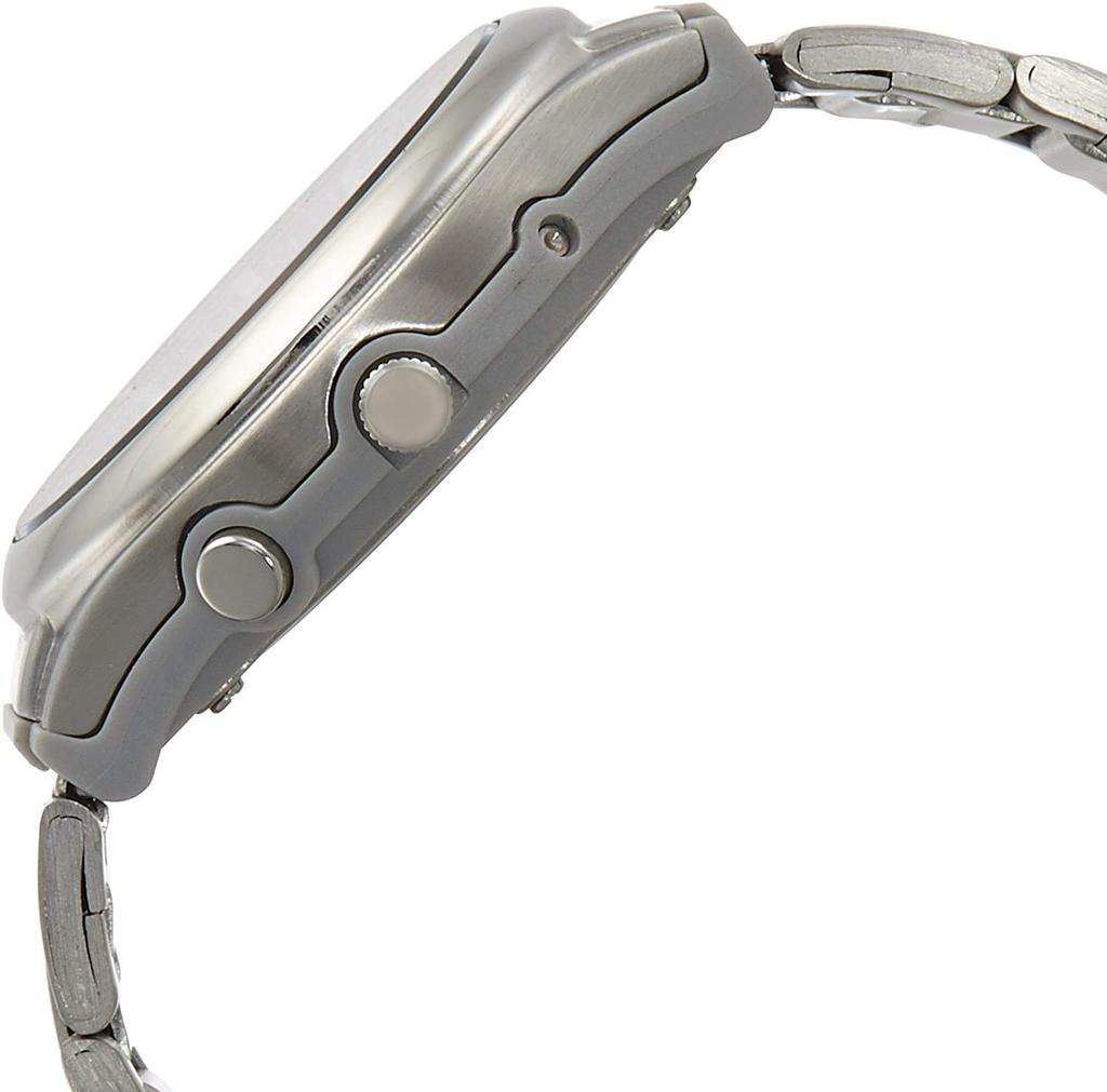 Cue Cue SOLARMATE Solar Water Resistant to 10 Silver & HG12-205 Men's Radio-Controlled Watch, ATM,