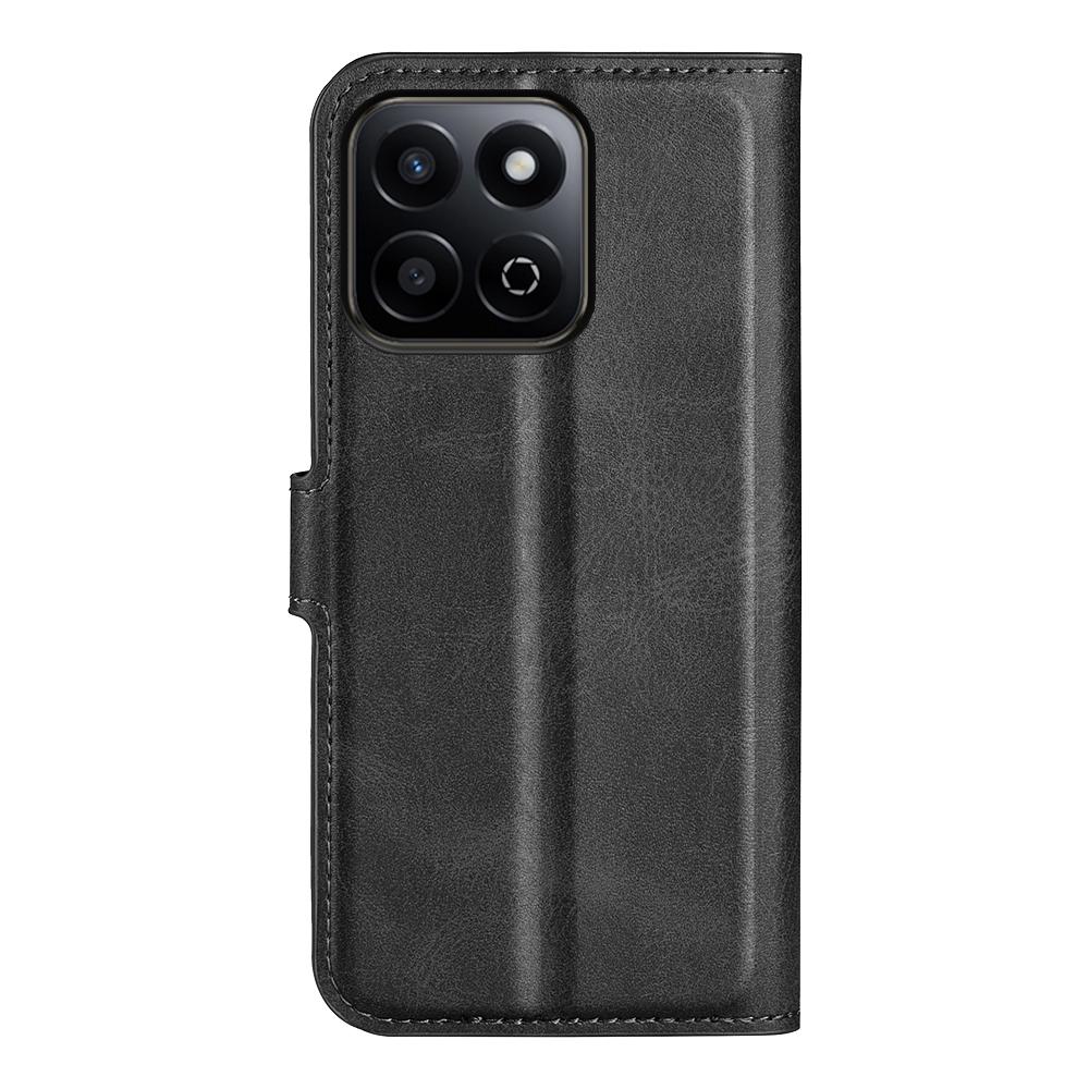 For Honor 200 Smart 5G/X7c 4G Stand Case Anti-Scratch Calf Texture Leather Phone Cover