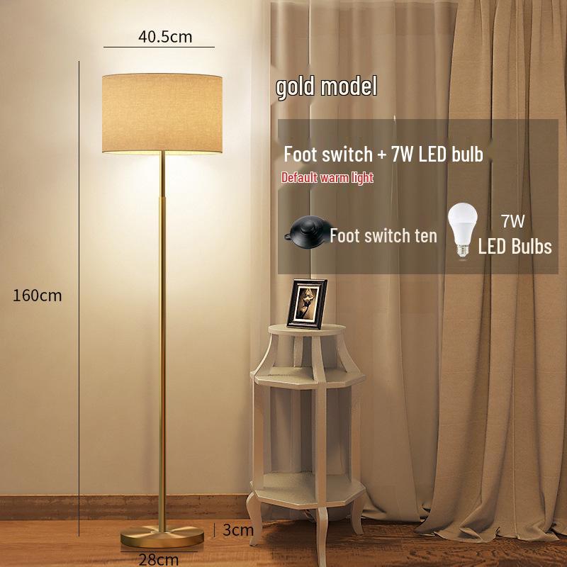 Nordic Modern Minimalist Floor Lamp for Living Room, Bedroom, Bedside, or Study - Luxury Ins Style Standing Lamp
