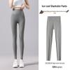 Women's High-Waisted Shark Skin Yoga Pants - Slimming Tummy Control, Petite Fit, Summer Base Layer