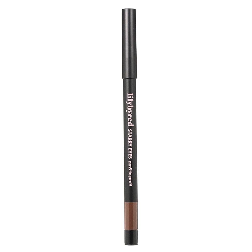 lilybyred Żelowy eyeliner Starry Eyes 9 to 9 0,5 g, 12 orzechowy brąz, 2 szt.