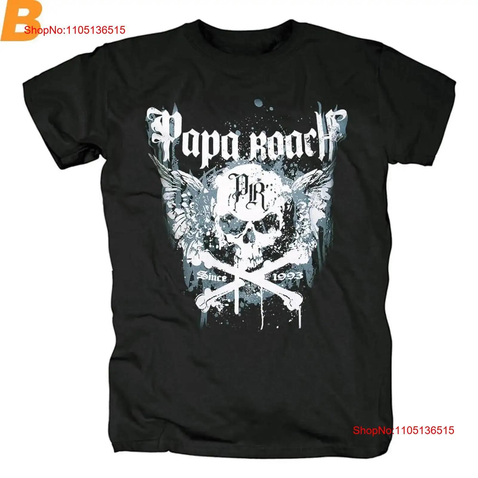 Papa Roach Skull Wings Since 1993 Band T-shirt S